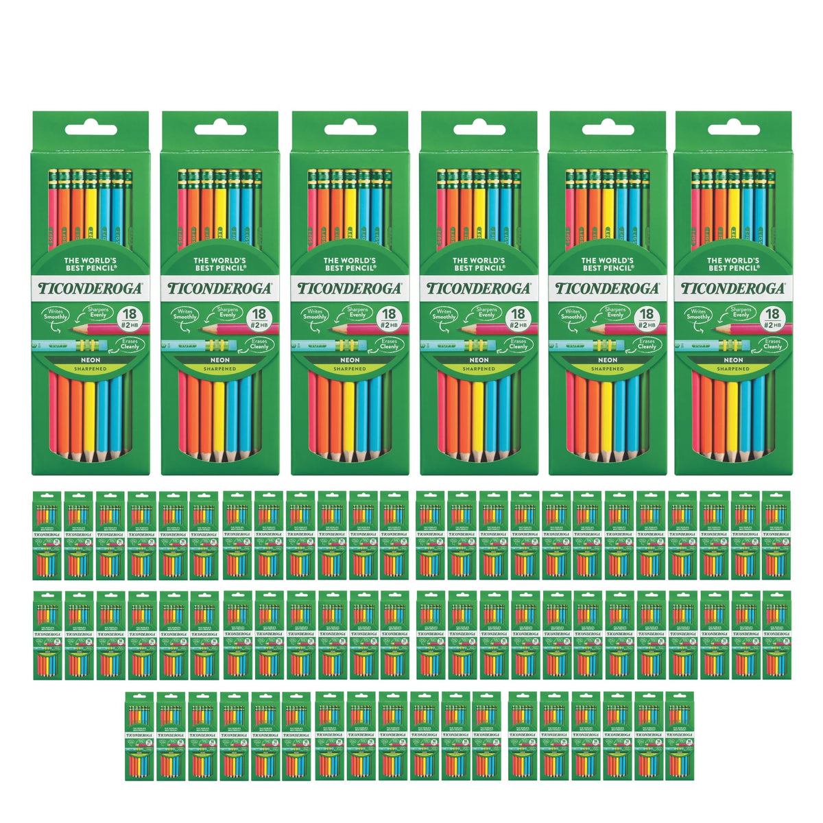 Ticonderoga Wood-Cased Pencils, Pre-Sharpened