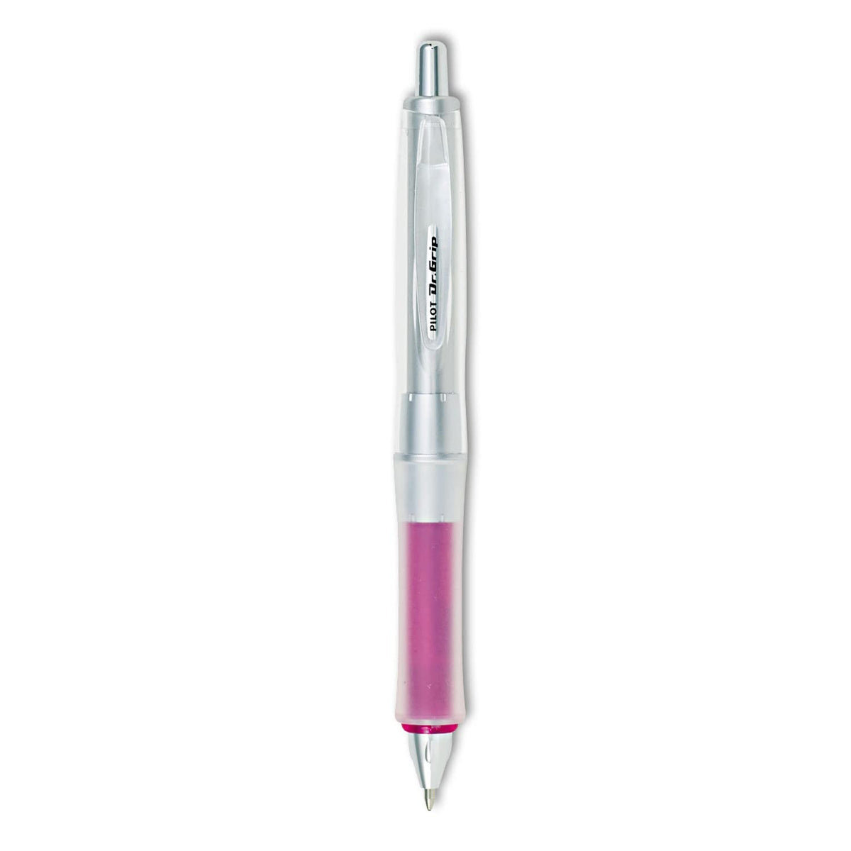 PILOT Dr. Grip Center of Gravity Refillable & Retractable Ballpoint Pen, Medium Point, Charcoal Grip, Black Ink, Single Pen (36180)