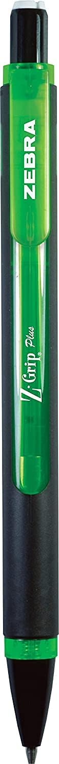 Zebra Pen Z-Grip Plus Mechanical Pencil, 0.7mm #2, Assorted Barrels, 3-Pk