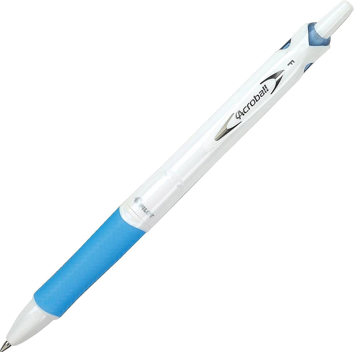 PILOT Acroball PureWhite Advanced Ink Ball Point Pens, 0.7mm, 5-Pack