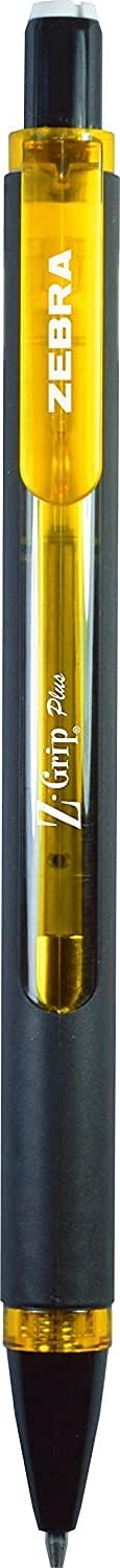 Zebra Pen Z-Grip Plus Mechanical Pencil, 0.7mm #2, Assorted Barrels, 3-Pk