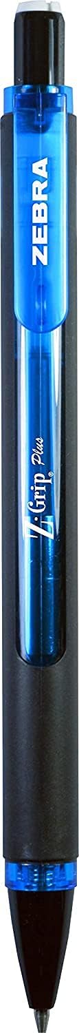 Zebra Pen Z-Grip Plus Mechanical Pencil, 0.7mm #2, Assorted Barrels, 3-Pk