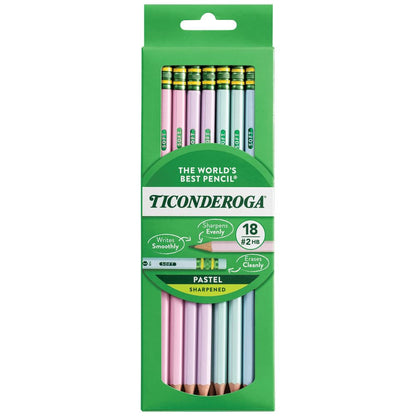 Ticonderoga Wood-Cased Pencils, Pre-Sharpened