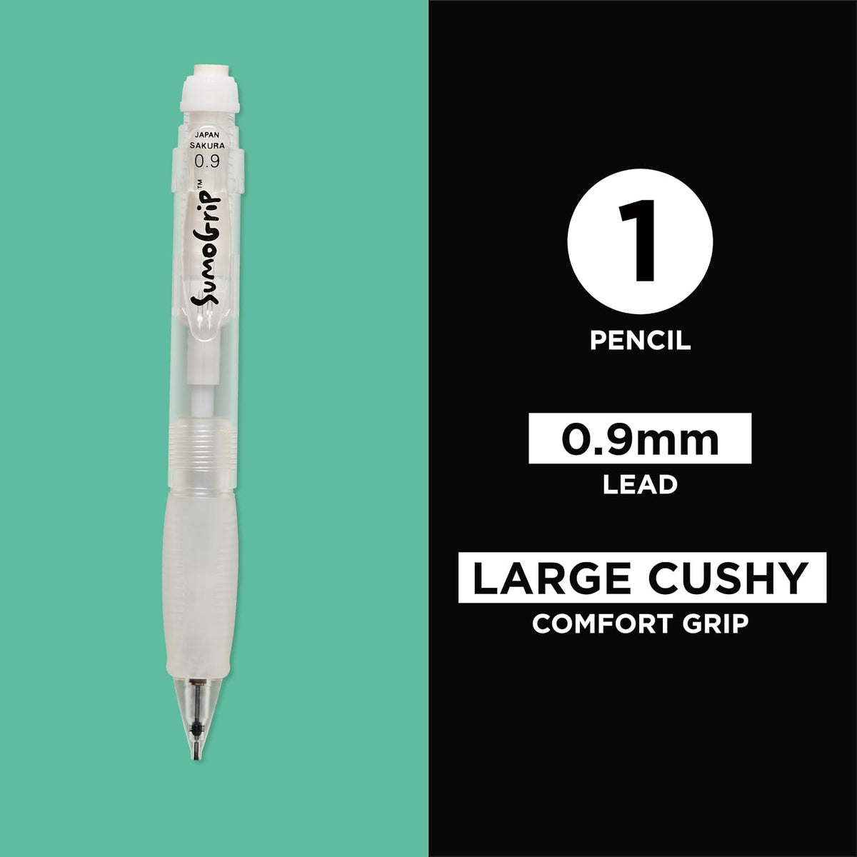 Sakura SumoGrip Ergonomic Mechanical Pencil - 0.9 mm