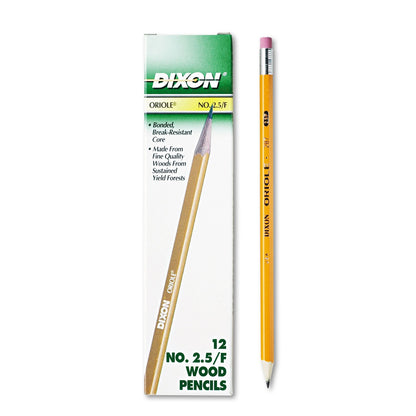 Dixon Oriole Presharpened Pencil, 12 Count ( Packaging May Vary )