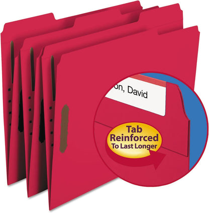 Pendaflex Fastener Folders, 2 Fasteners, Letter Size, Green, 1/3 Cut Tabs in Left, Right, Center Positions, 50 per Box (22140GW)