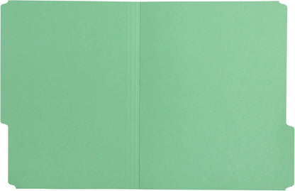 Amazon Basics File Folders for Organization, Letter Size, 1/3 Cut Tab, Bright Green, 36-Pack