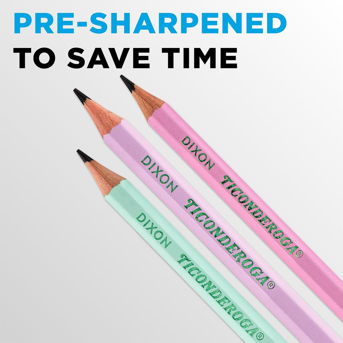 Ticonderoga Wood-Cased Pencils, Pre-Sharpened