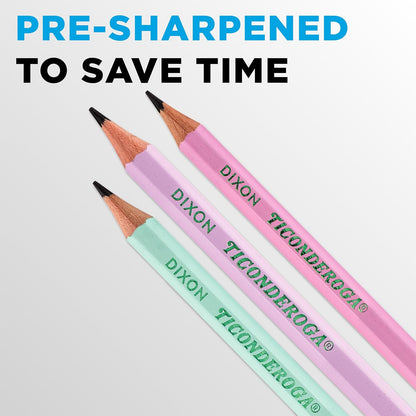Ticonderoga Wood-Cased Pencils, Pre-Sharpened
