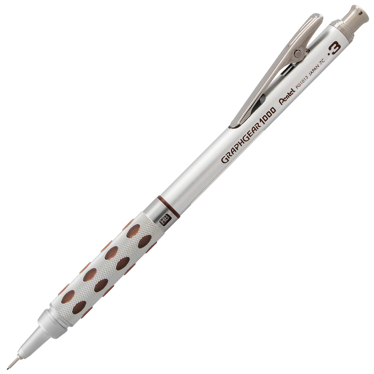 Pentel GraphGear 1000 Mechanical Pencil, (0.5mm) Point Size, Black Barrel, 1 Each (PG1015A)