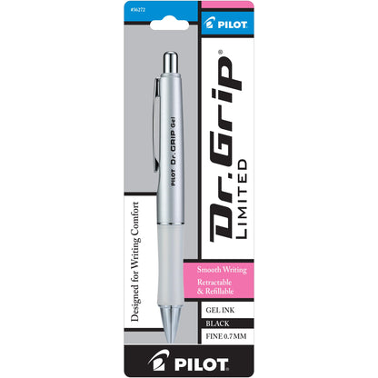 PILOT Dr. Grip Limited Gel Pen, Fine Point, Black Ink, Single Pen