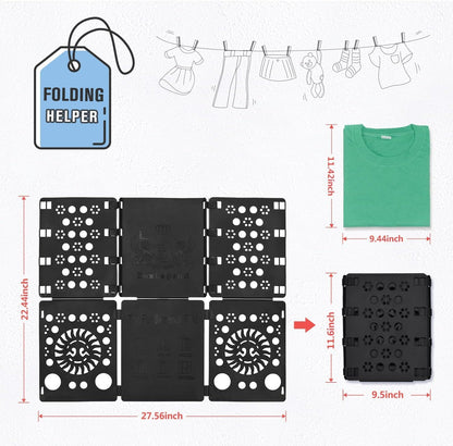 BoxLegend V3 Shirt Folder Board Tshirt Clothes Folding Board Durable Black