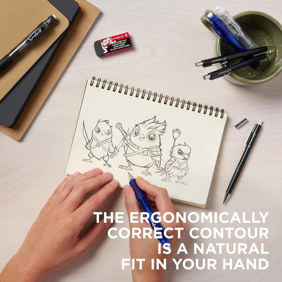 Sakura SumoGrip Ergonomic Mechanical Pencil - 0.9 mm