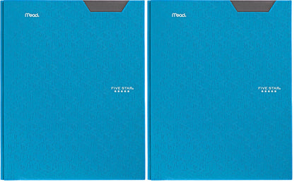 Five Star 2-Pocket Folder, Plastic Folder with Stay-Put Tabs and Prong Fasteners, Holds 8-1/2" x 11" Paper, Vivid Yellow (340300S)