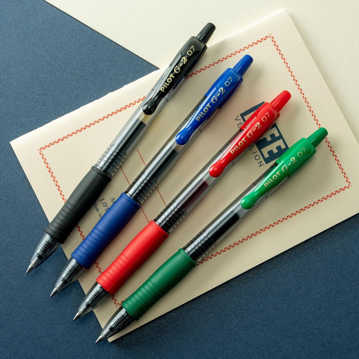 PILOT G2 Premium Gel Ink Pens, Fine Point 0.7mm, Assorted Inks, 8 Count