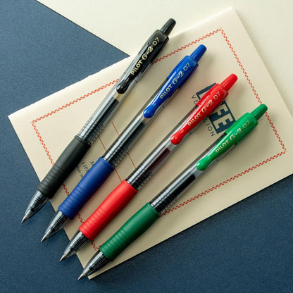 PILOT G2 Premium Gel Ink Pens, Fine Point 0.7mm, Assorted Inks, 8 Count